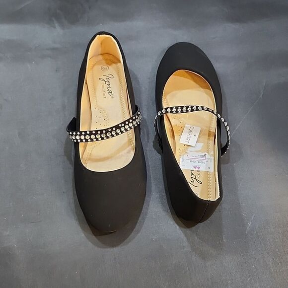 BRAND NEW LYNX RHINESTONE STRAP SLIP-ON BALLET FLAT. - Picture 6 of 15